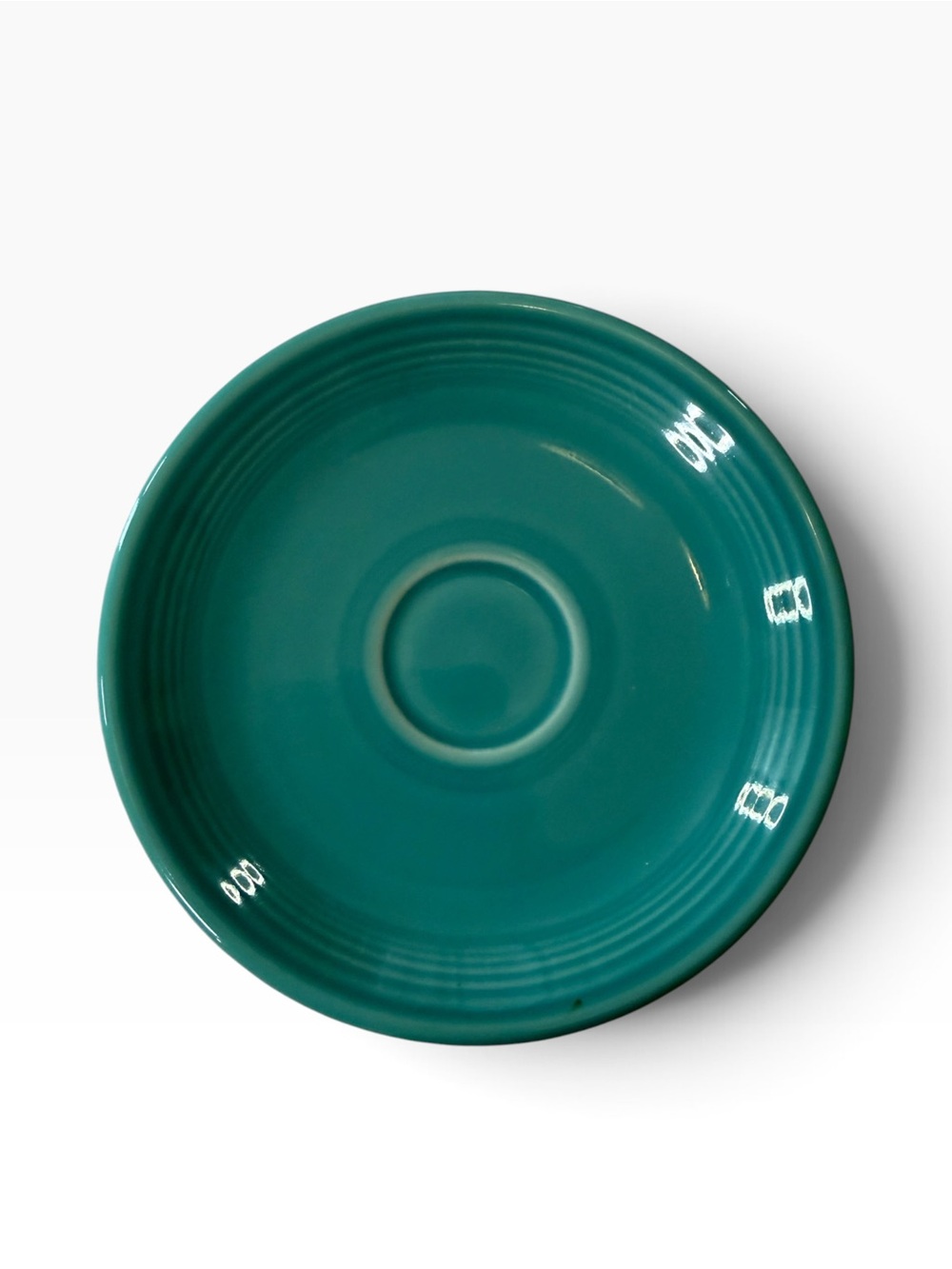 Fiestaware Turquoise Espresso Cup and Saucer - Picture 4 of 6
